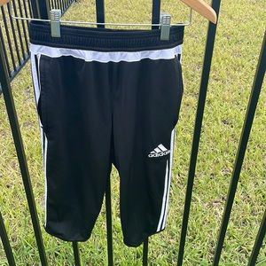 adidas adizero cropped workout pants Sz S EUC